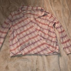 Crisscross Cotton Blouse